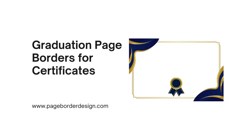 Graduation Page Borders for Certificates 11