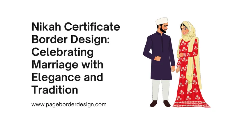 Nikah Certificate Border Design Printable