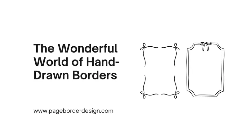 The Wonderful World of Hand Drawn Borders